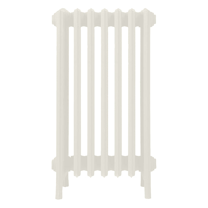 Grace - Chalk White Cast Iron Column Radiator H700mm x W454mm 6 Column - Wall Hung