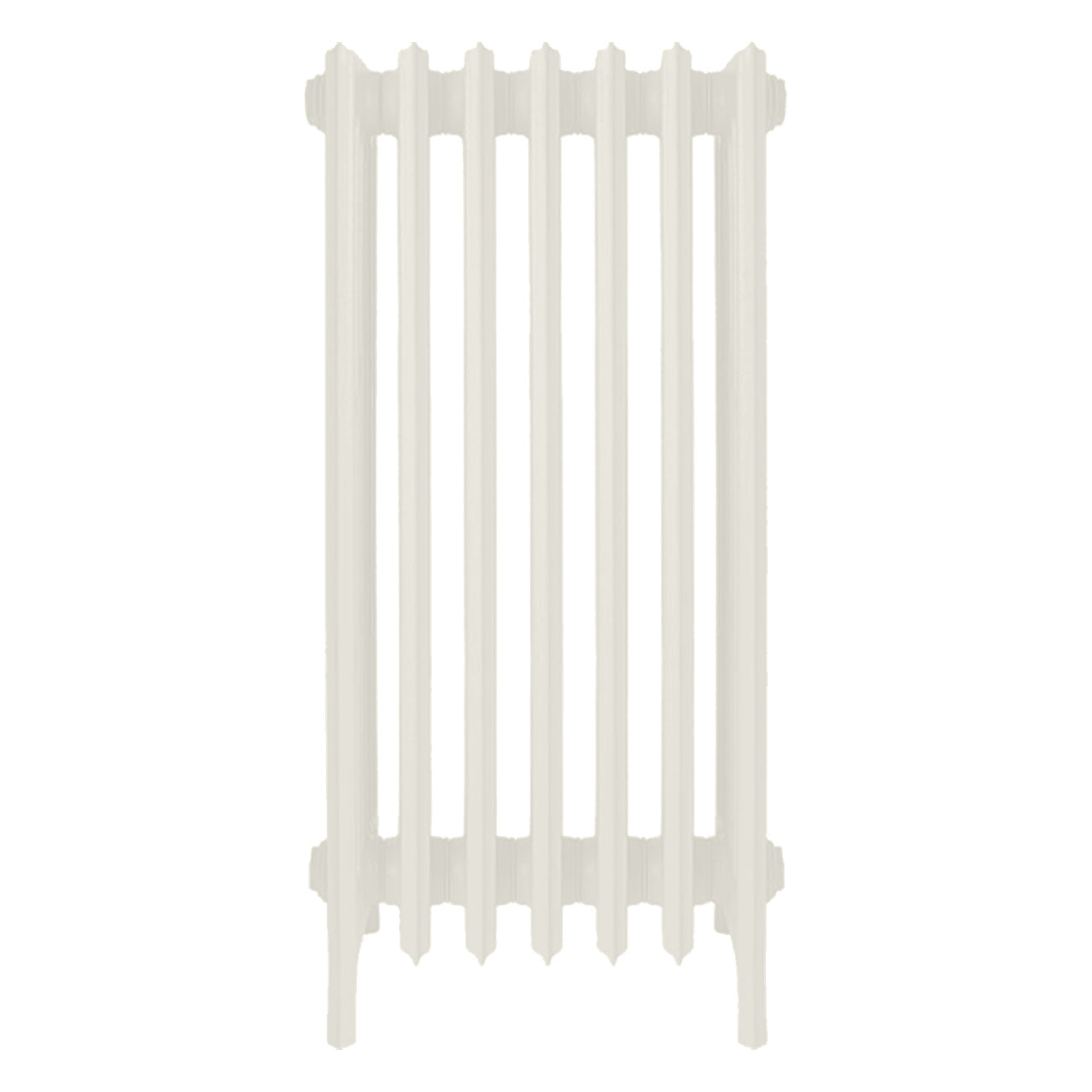 Grace - Chalk White Cast Iron Column Radiator H950mm x W454mm 6 Column - Floor Standing