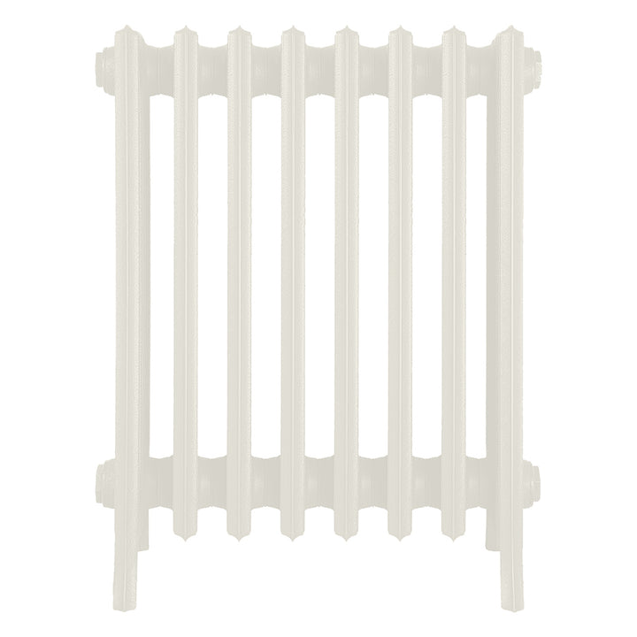 Grace - Chalk White Cast Iron Column Radiator H650mm x W514mm 6 Column - Floor Standing