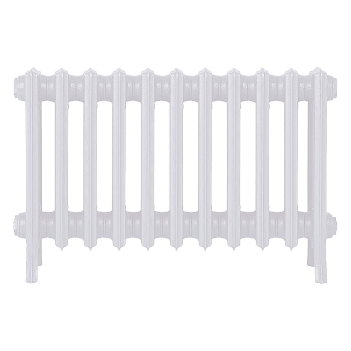 Grace - Ceramic White Cast Iron Column Radiator H450mm x W696mm 4 Column - Wall Hung