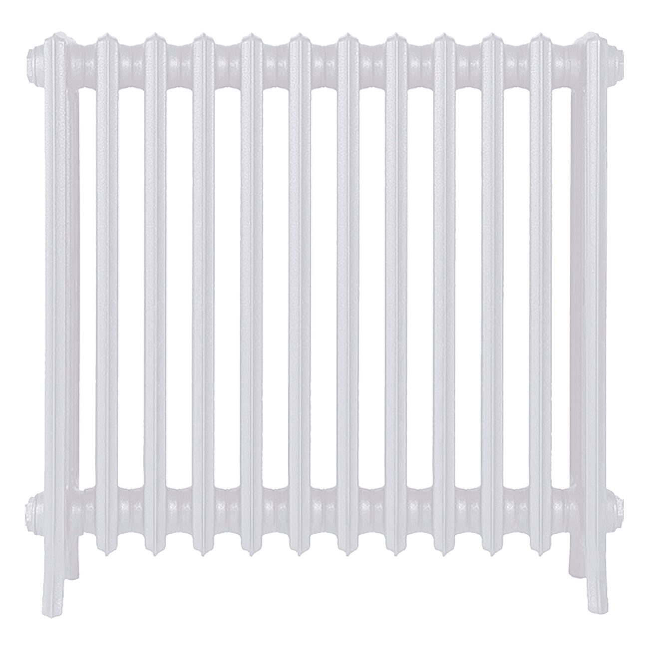 Grace - Ceramic White Cast Iron Column Radiator H700mm x W756mm 4 Column - Wall Hung