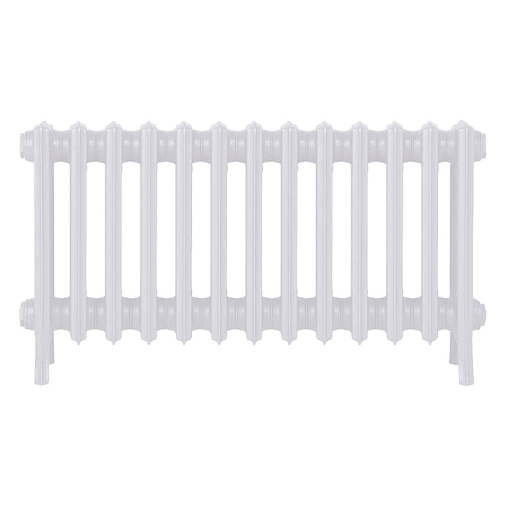 Grace - Ceramic White Cast Iron Column Radiator H450mm x W817mm 4 Column - Wall Hung