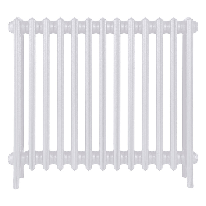 Grace - Ceramic White Cast Iron Column Radiator H750mm x W817mm 4 Column - Floor Standing