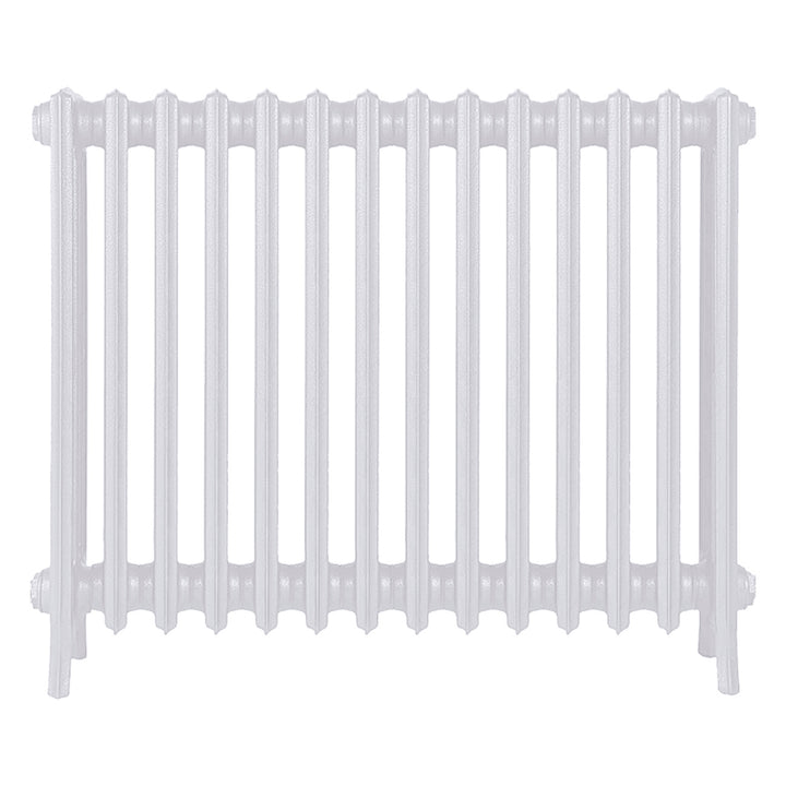 Grace - Ceramic White Cast Iron Column Radiator H700mm x W877mm 4 Column - Wall Hung