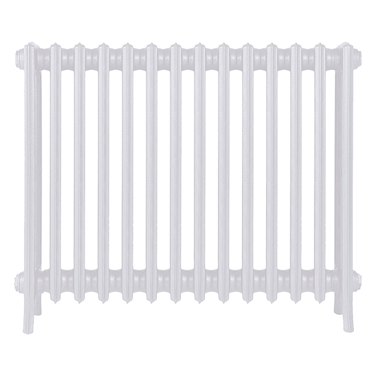 Grace - Ceramic White Cast Iron Column Radiator H700mm x W877mm 4 Column - Wall Hung