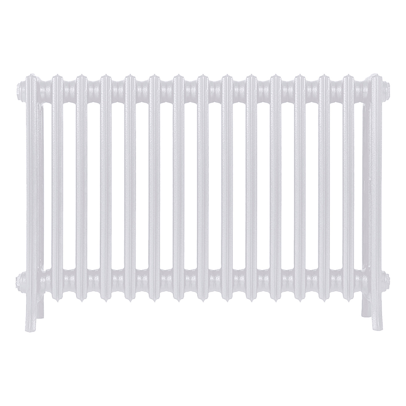 Grace - Ceramic White Cast Iron Column Radiator H600mm x W938mm 4 Column - Wall Hung
