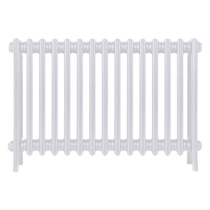 Grace - Ceramic White Cast Iron Column Radiator H600mm x W938mm 4 Column - Wall Hung