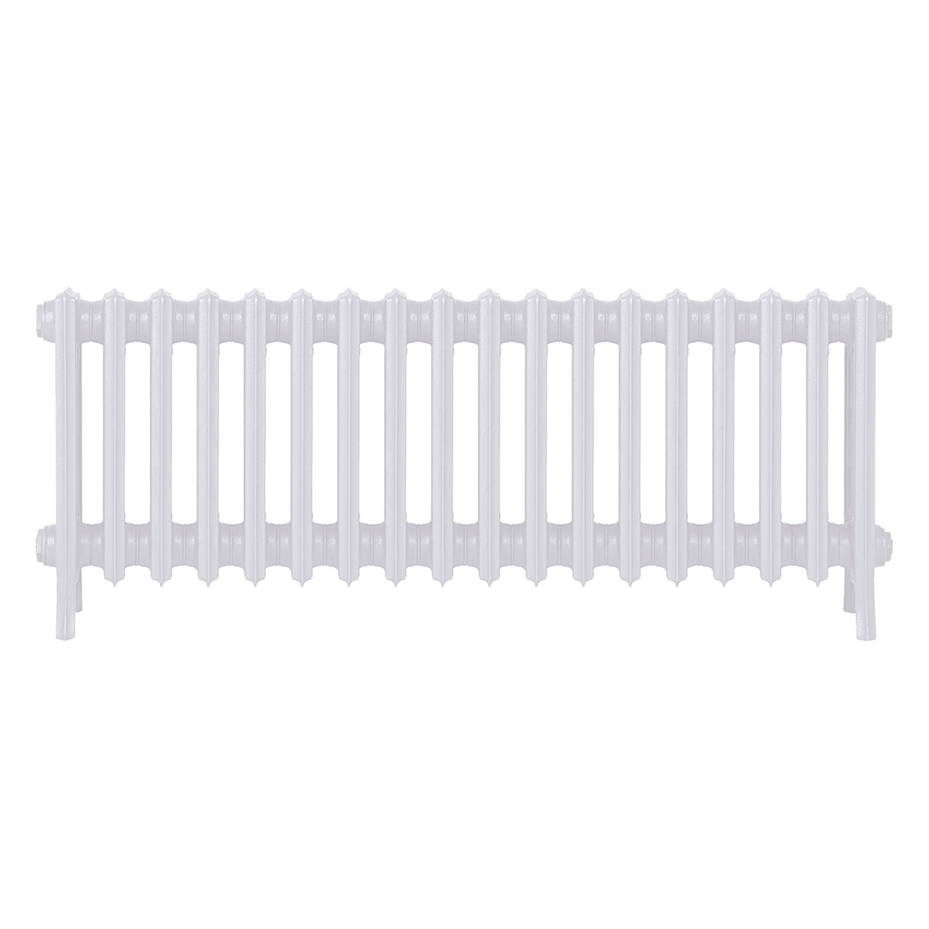 Grace - Ceramic White Cast Iron Column Radiator H450mm x W1119mm 4 Column - Wall Hung