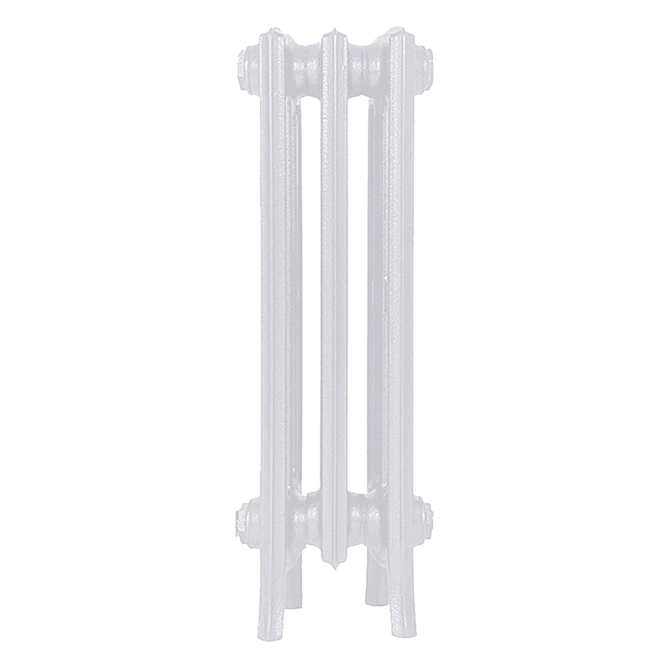 Grace - Ceramic White Cast Iron Column Radiator H600mm x W212mm 4 Column - Wall Hung