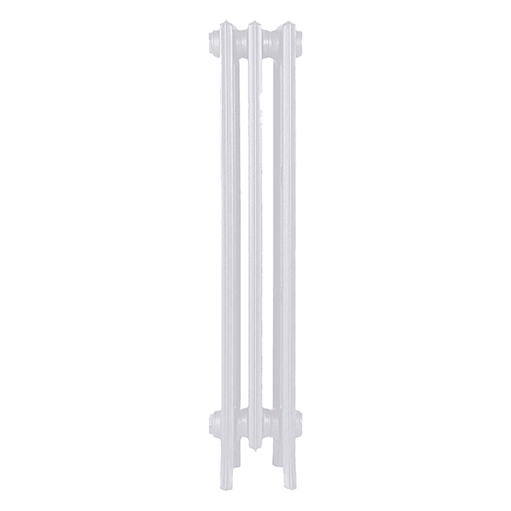 Grace - Ceramic White Cast Iron Column Radiator H950mm x W212mm 4 Column - Floor Standing