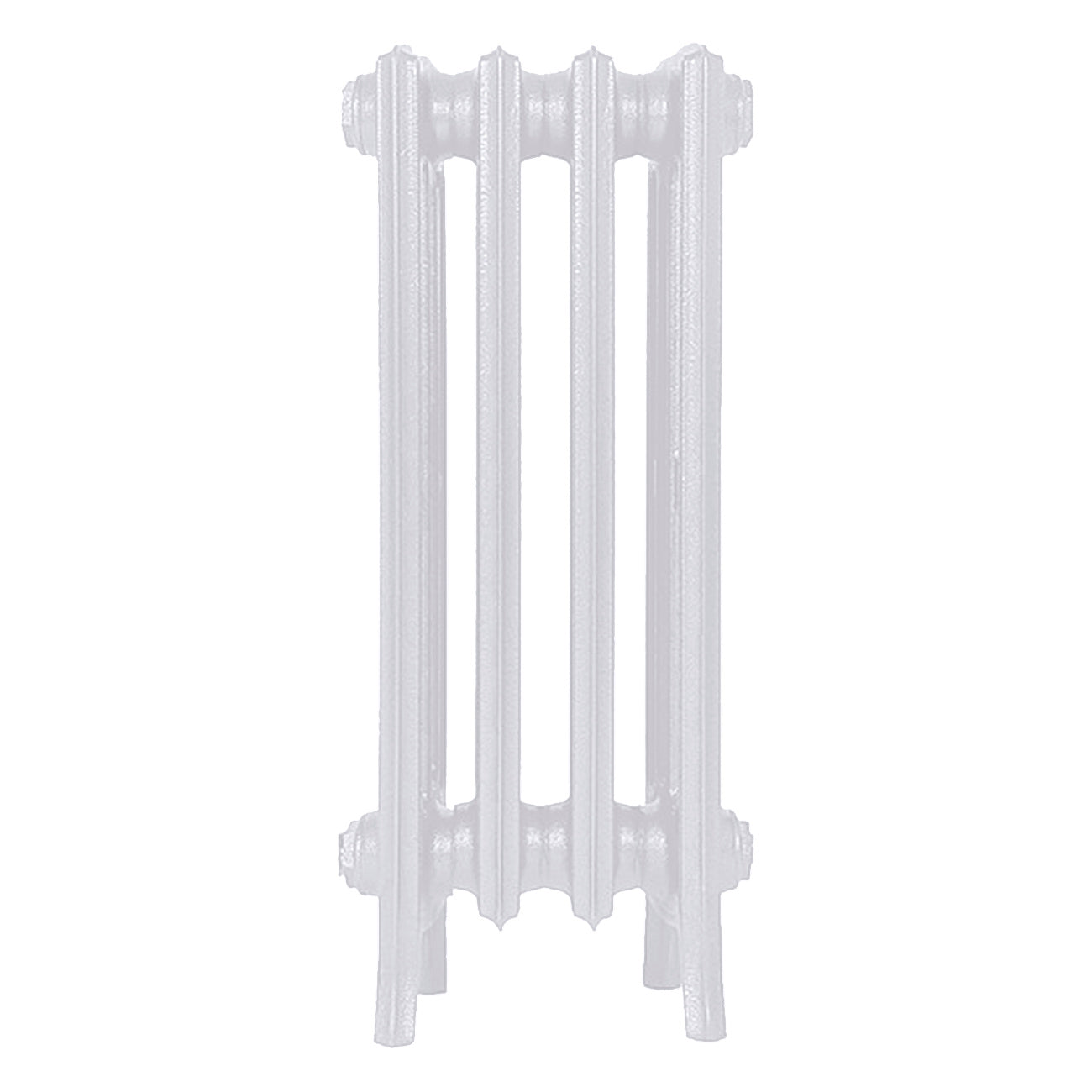 Grace - Ceramic White Cast Iron Column Radiator H600mm x W272mm 4 Column - Wall Hung