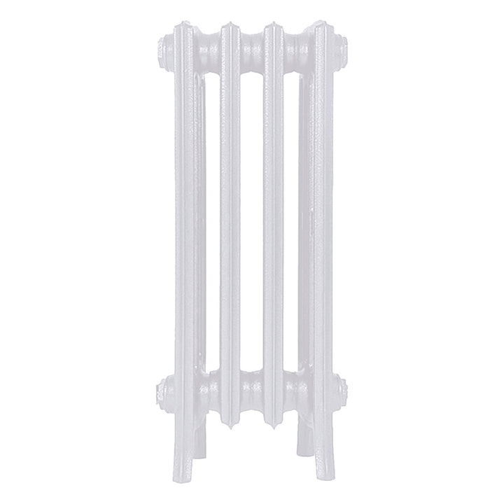 Grace - Ceramic White Cast Iron Column Radiator H600mm x W272mm 4 Column - Wall Hung