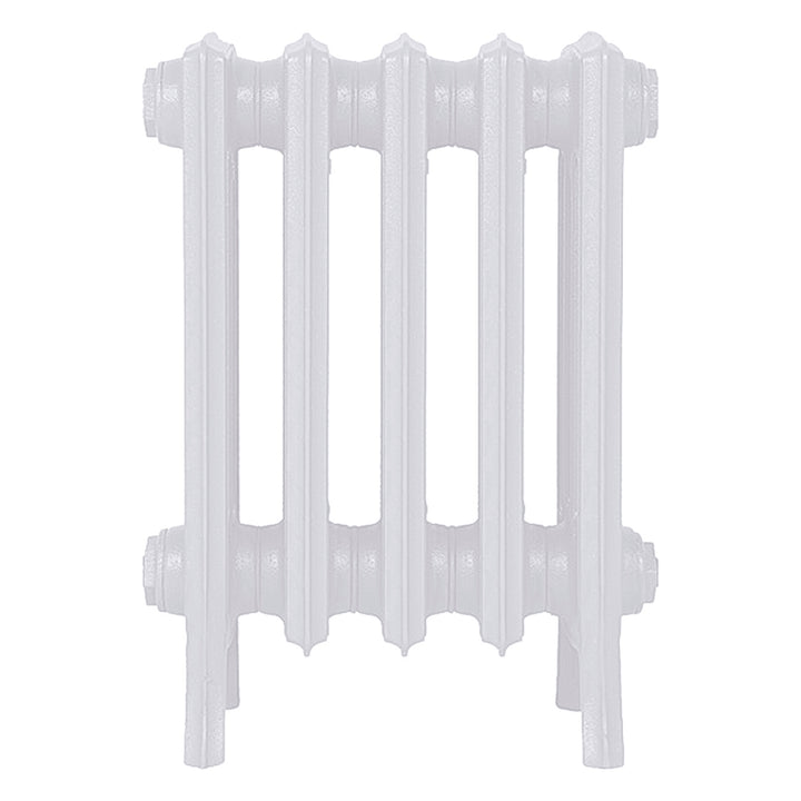 Grace - Ceramic White Cast Iron Column Radiator H450mm x W333mm 4 Column - Wall Hung