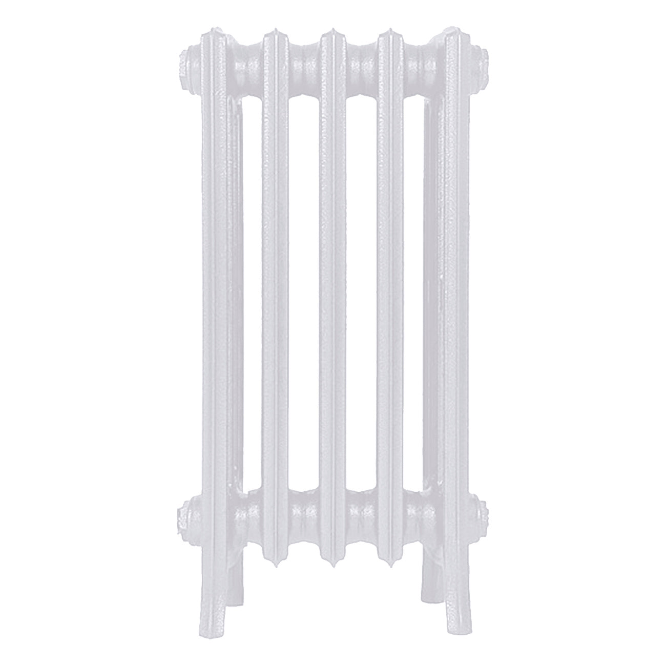 Grace - Ceramic White Cast Iron Column Radiator H600mm x W333mm 4 Column - Wall Hung