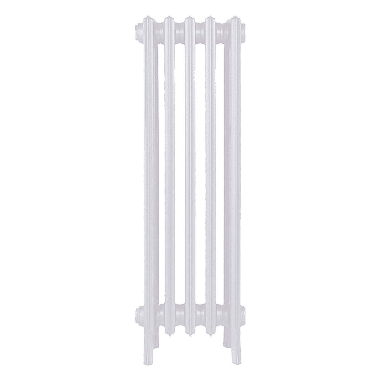 Grace - Ceramic White Cast Iron Column Radiator H950mm x W333mm 4 Column - Floor Standing