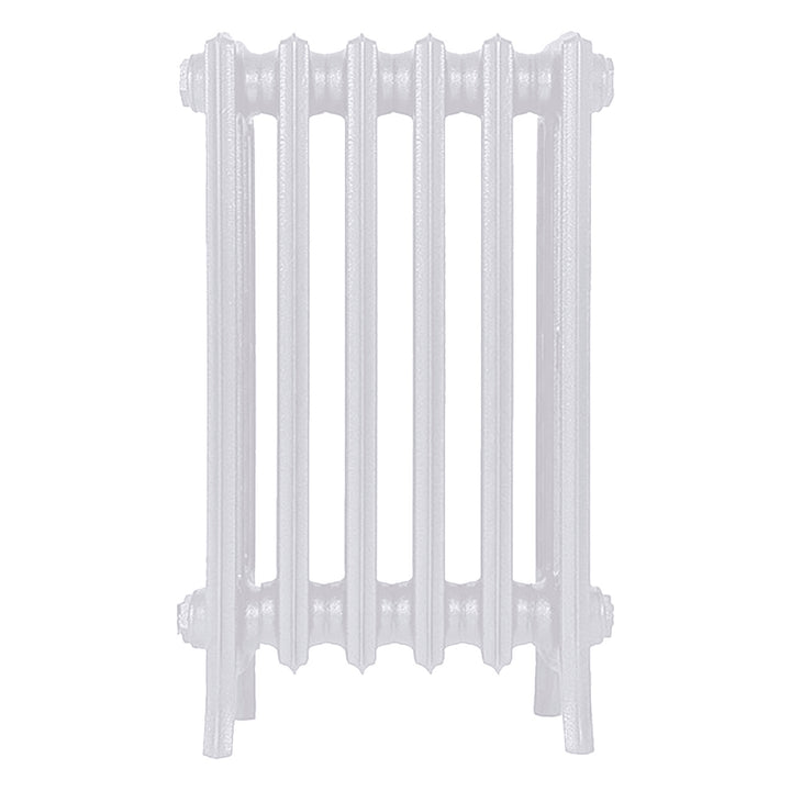 Grace - Ceramic White Cast Iron Column Radiator H600mm x W393mm 4 Column - Wall Hung