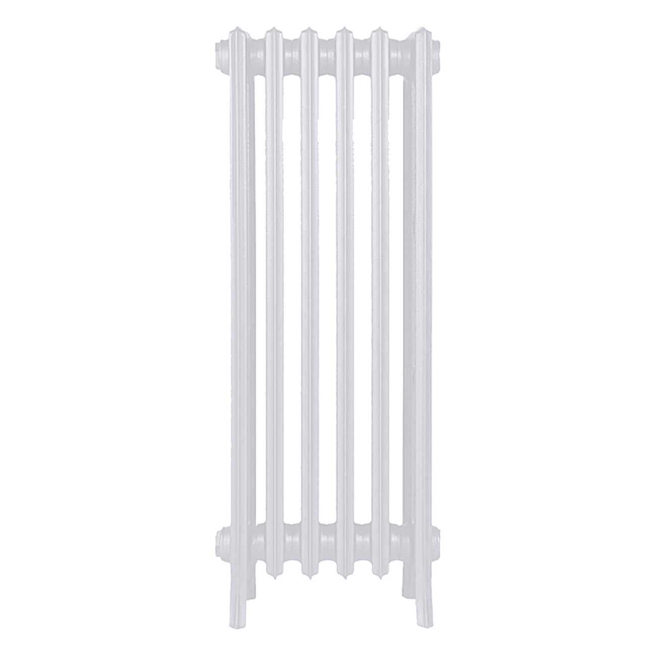 Grace - Ceramic White Cast Iron Column Radiator H950mm x W393mm 4 Column - Floor Standing