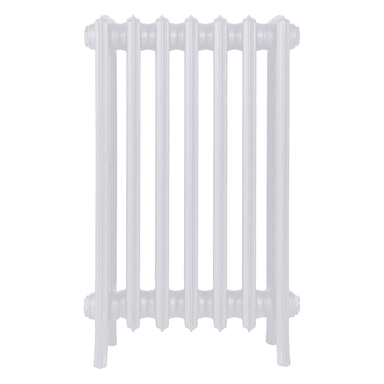 Grace - Ceramic White Cast Iron Column Radiator H750mm x W454mm 4 Column - Floor Standing