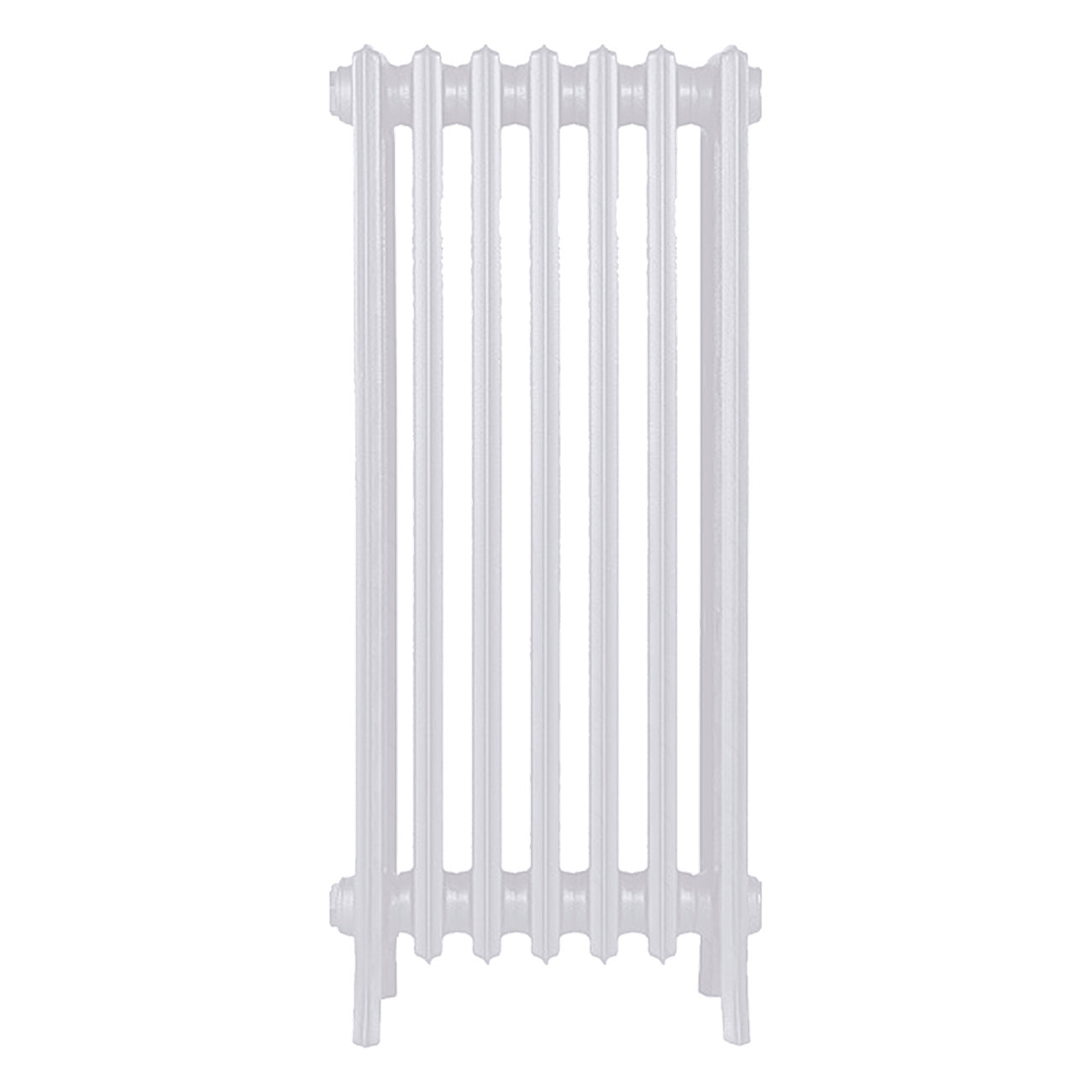 Grace - Ceramic White Cast Iron Column Radiator H950mm x W454mm 4 Column - Floor Standing