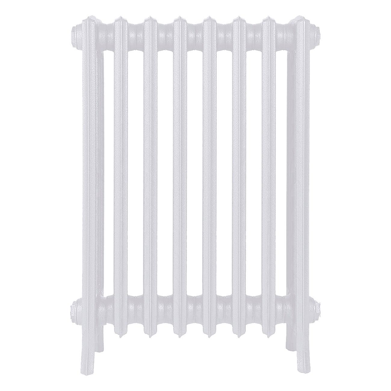 Grace - Ceramic White Cast Iron Column Radiator H700mm x W514mm 4 Column - Wall Hung