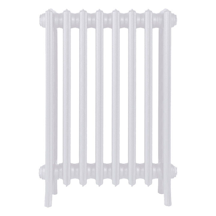 Grace - Ceramic White Cast Iron Column Radiator H700mm x W514mm 4 Column - Wall Hung
