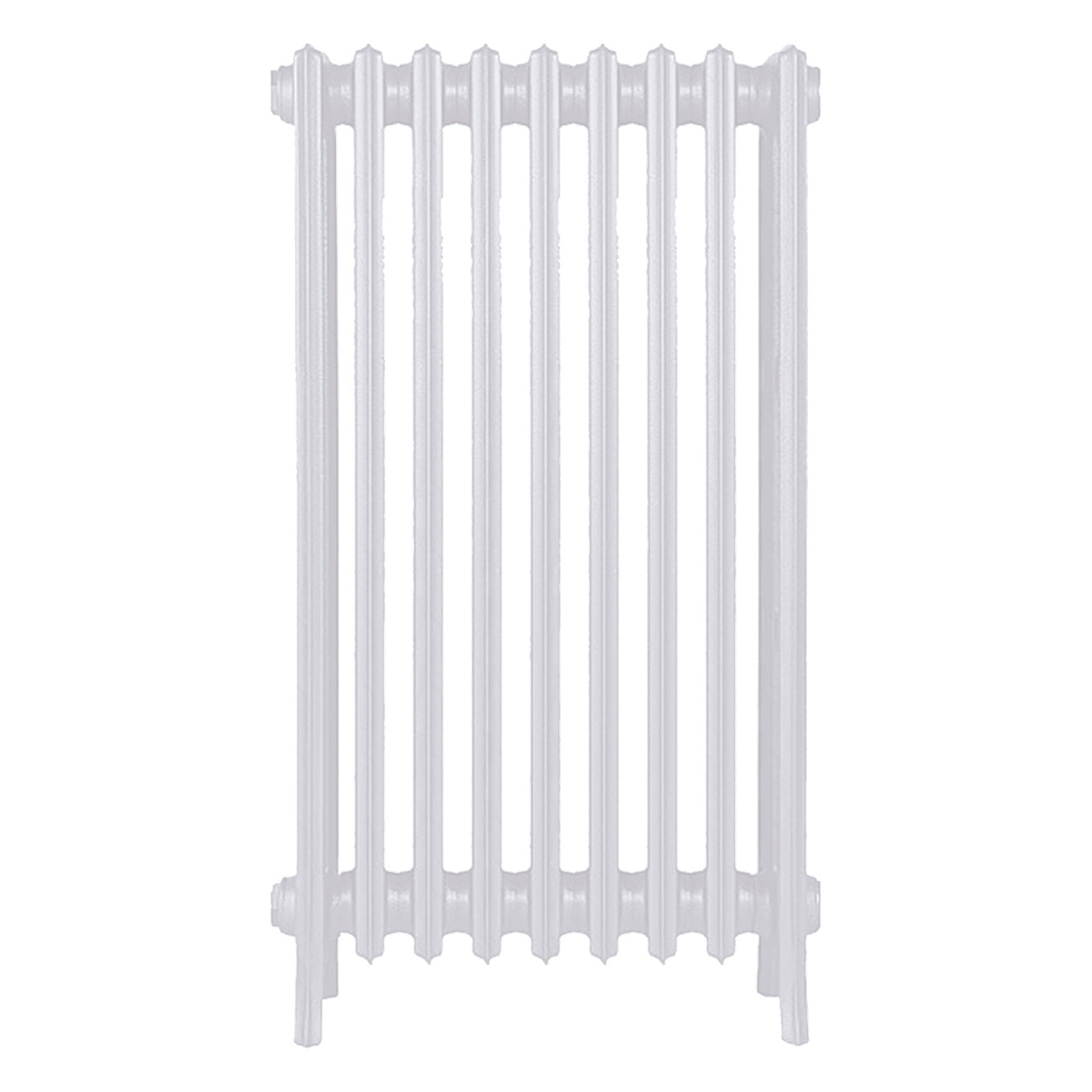 Grace - Ceramic White Cast Iron Column Radiator H950mm x W575mm 4 Column - Floor Standing