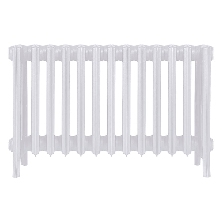 Grace - Ceramic White Cast Iron Column Radiator H450mm x W817mm 6 Column - Wall Hung
