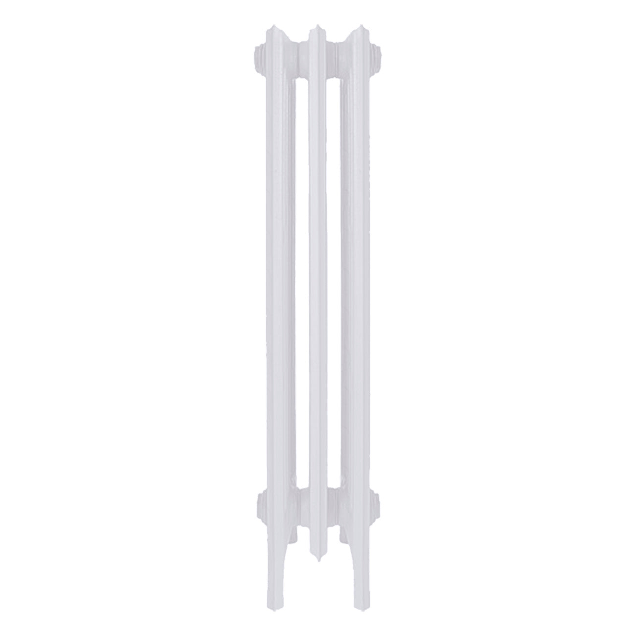Grace - Ceramic White Cast Iron Column Radiator H950mm x W212mm 6 Column - Floor Standing