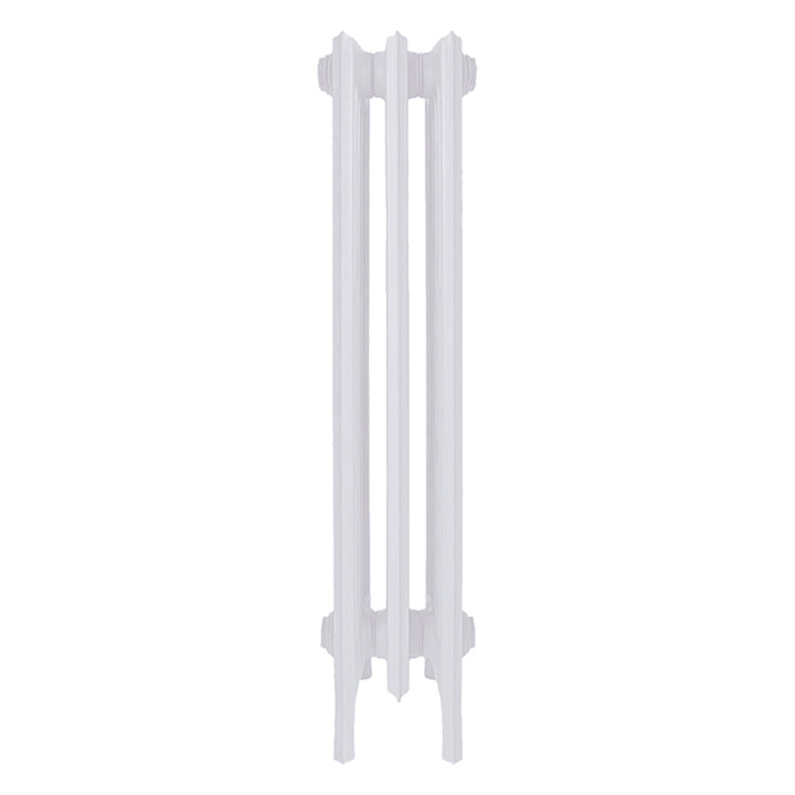 Grace - Ceramic White Cast Iron Column Radiator H950mm x W212mm 6 Column - Floor Standing