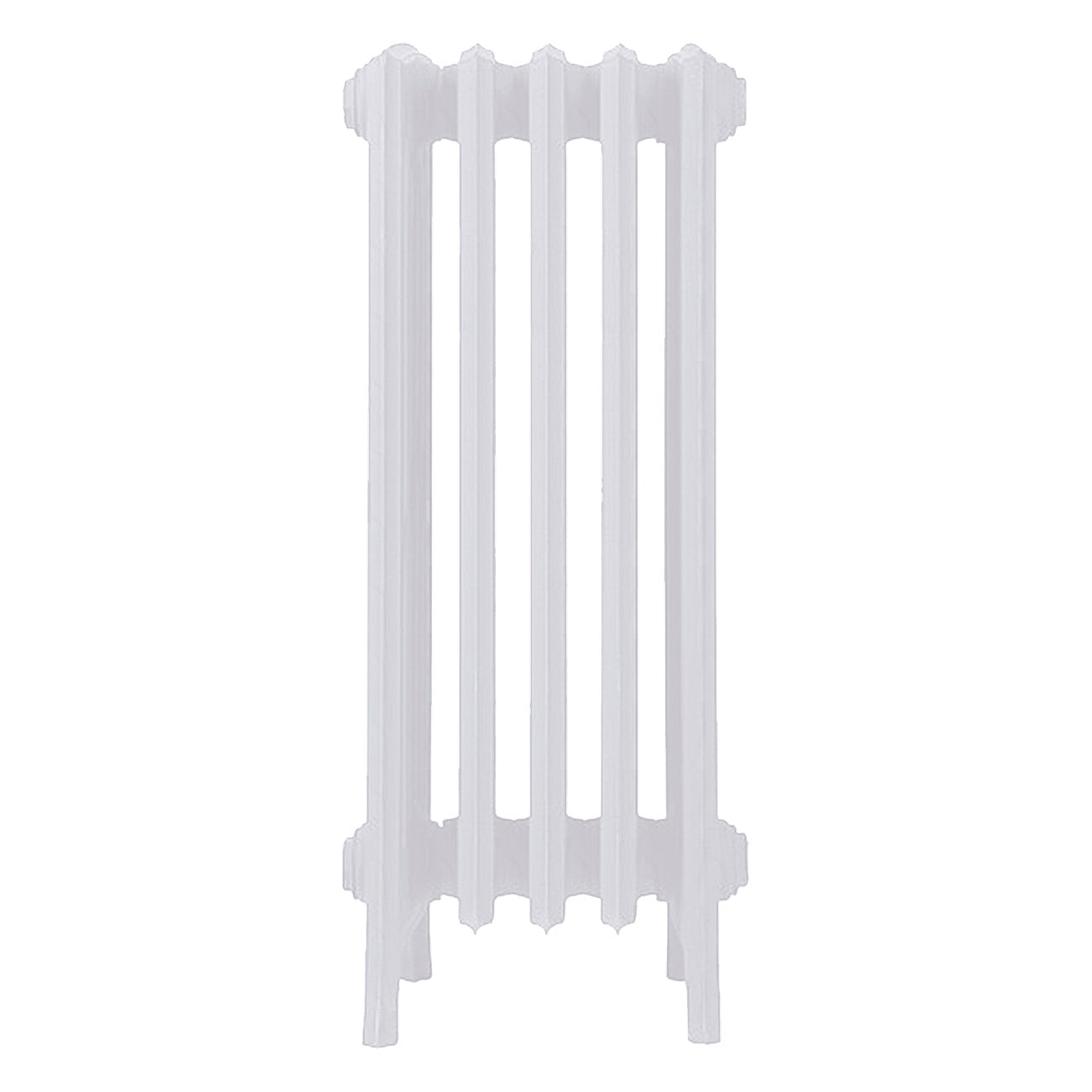 Grace - Ceramic White Cast Iron Column Radiator H700mm x W333mm 6 Column - Wall Hung
