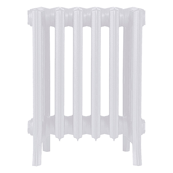 Grace - Ceramic White Cast Iron Column Radiator H450mm x W393mm 6 Column - Wall Hung