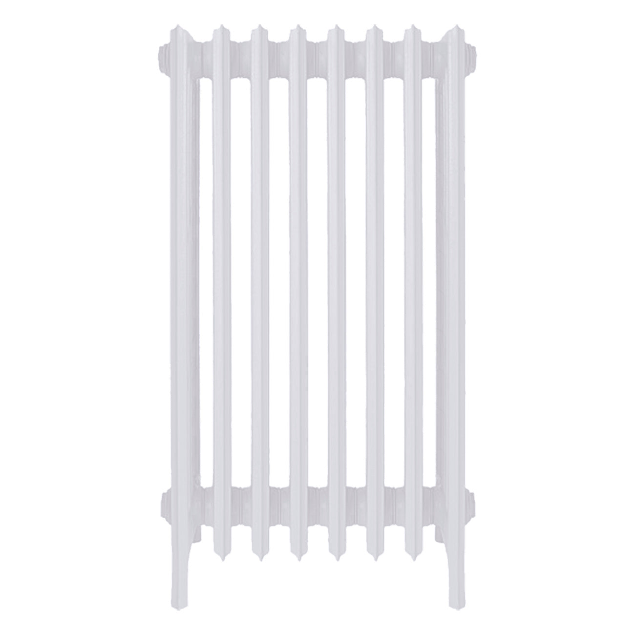 Grace - Ceramic White Cast Iron Column Radiator H900mm x W514mm 6 Column - Wall Hung