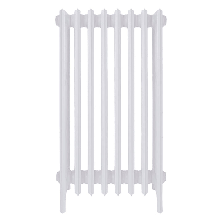 Grace - Ceramic White Cast Iron Column Radiator H900mm x W514mm 6 Column - Wall Hung