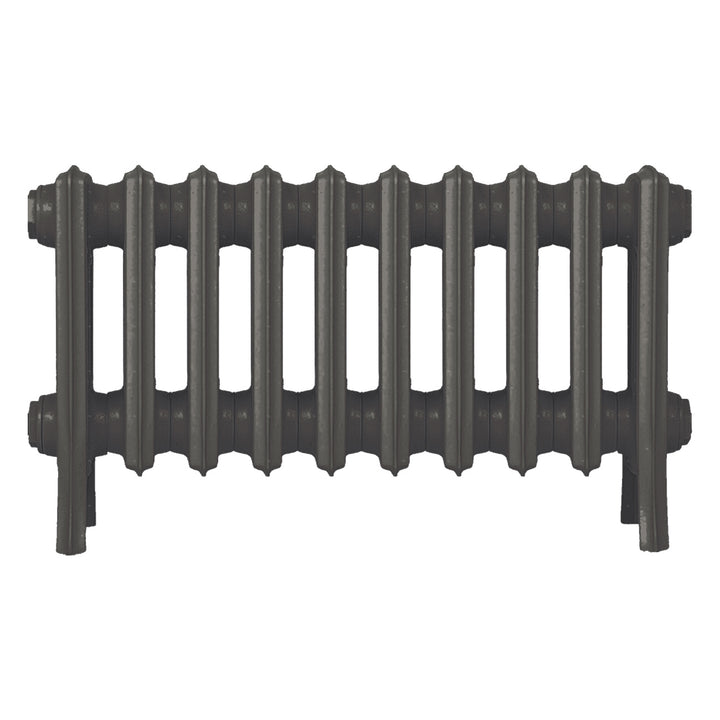 Grace - Grey Bronze Cast Iron Column Radiator H300mm x W635mm 4 Column - Wall Hung