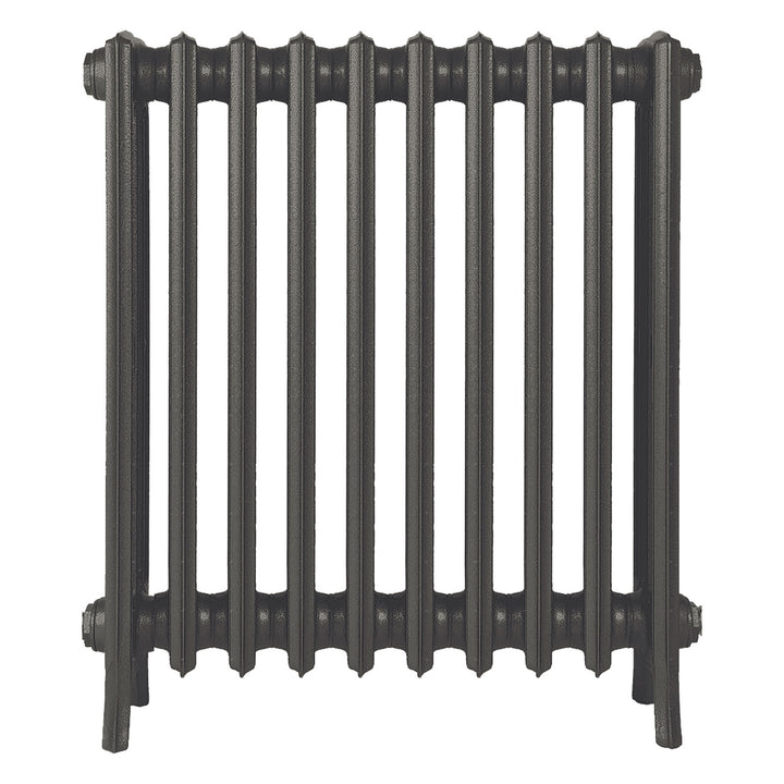 Grace - Grey Bronze Cast Iron Column Radiator H750mm x W635mm 4 Column - Floor Standing