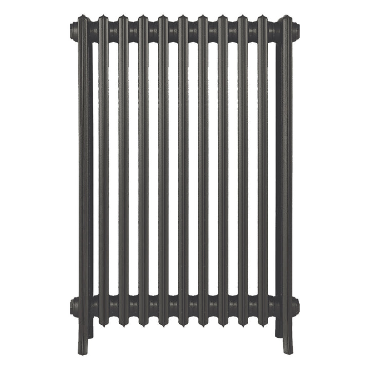 Grace - Grey Bronze Cast Iron Column Radiator H950mm x W696mm 4 Column - Floor Standing