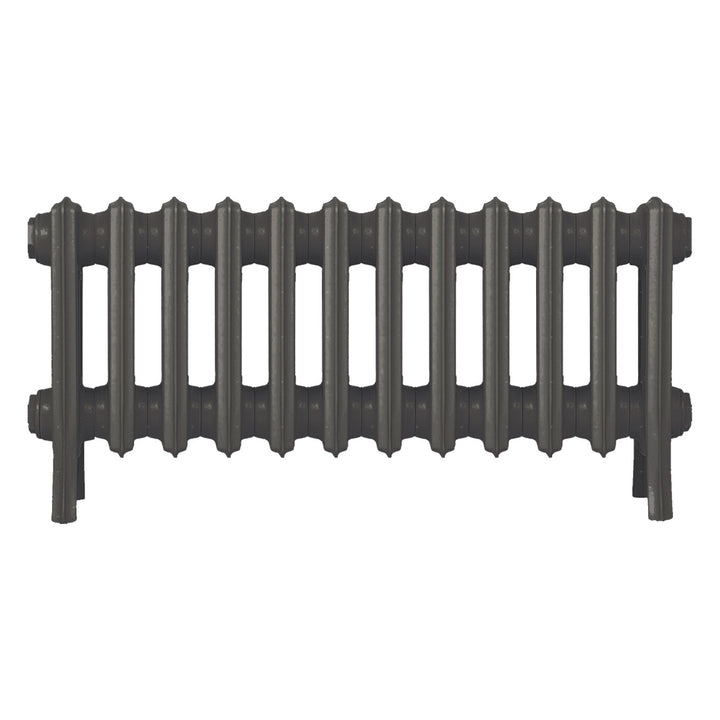 Grace - Grey Bronze Cast Iron Column Radiator H350mm x W756mm 4 Column - Floor Standing