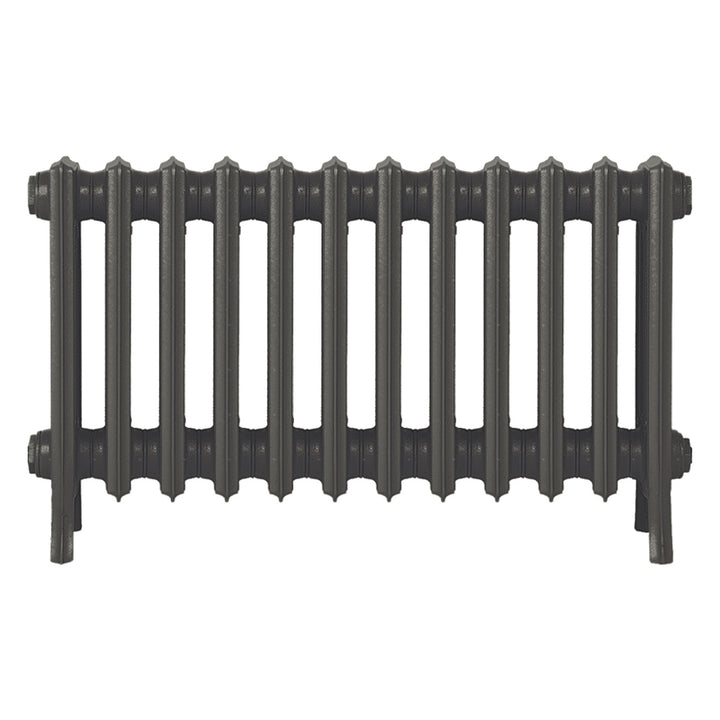 Grace - Grey Bronze Cast Iron Column Radiator H450mm x W756mm 4 Column - Wall Hung