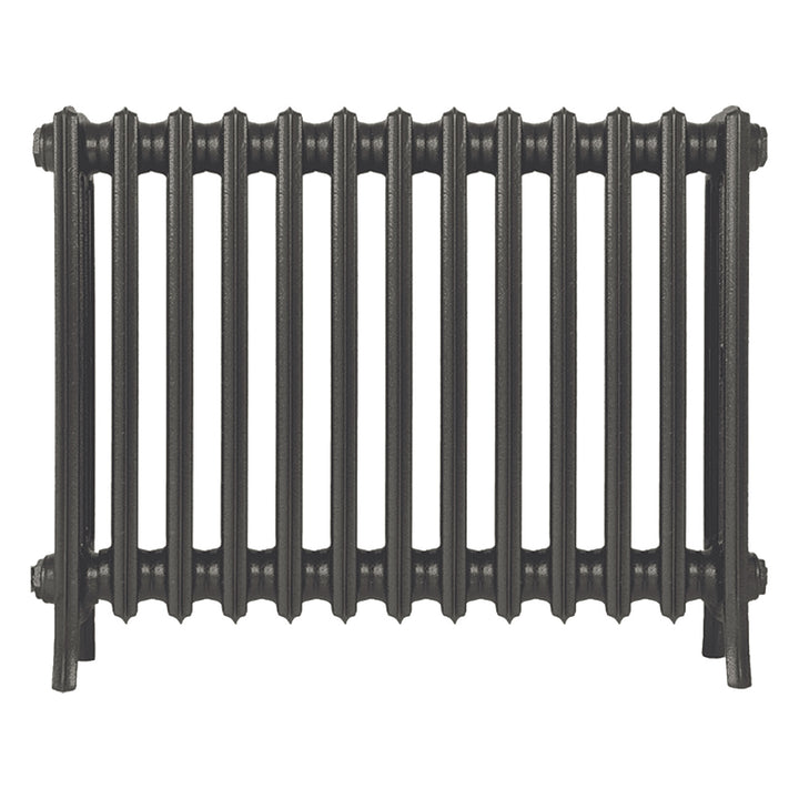 Grace - Grey Bronze Cast Iron Column Radiator H600mm x W817mm 4 Column - Wall Hung