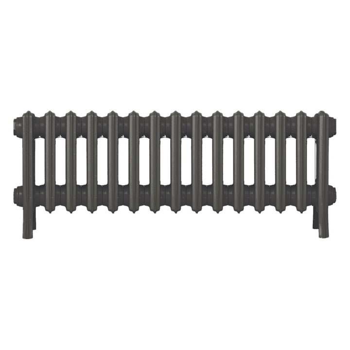 Grace - Grey Bronze Cast Iron Column Radiator H300mm x W938mm 4 Column - Wall Hung