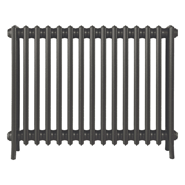 Grace - Grey Bronze Cast Iron Column Radiator H700mm x W938mm 4 Column - Wall Hung