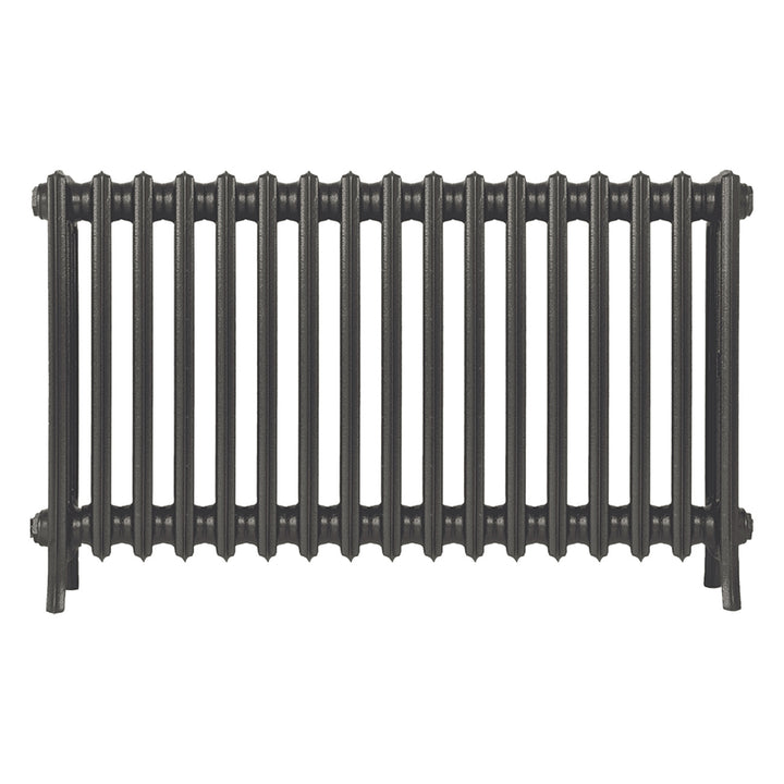 Grace - Grey Bronze Cast Iron Column Radiator H650mm x W1059mm 4 Column - Floor Standing