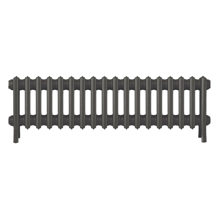Grace - Grey Bronze Cast Iron Column Radiator H300mm x W1119mm 4 Column - Wall Hung