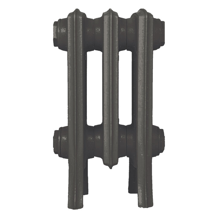 Grace - Grey Bronze Cast Iron Column Radiator H350mm x W212mm 4 Column - Floor Standing