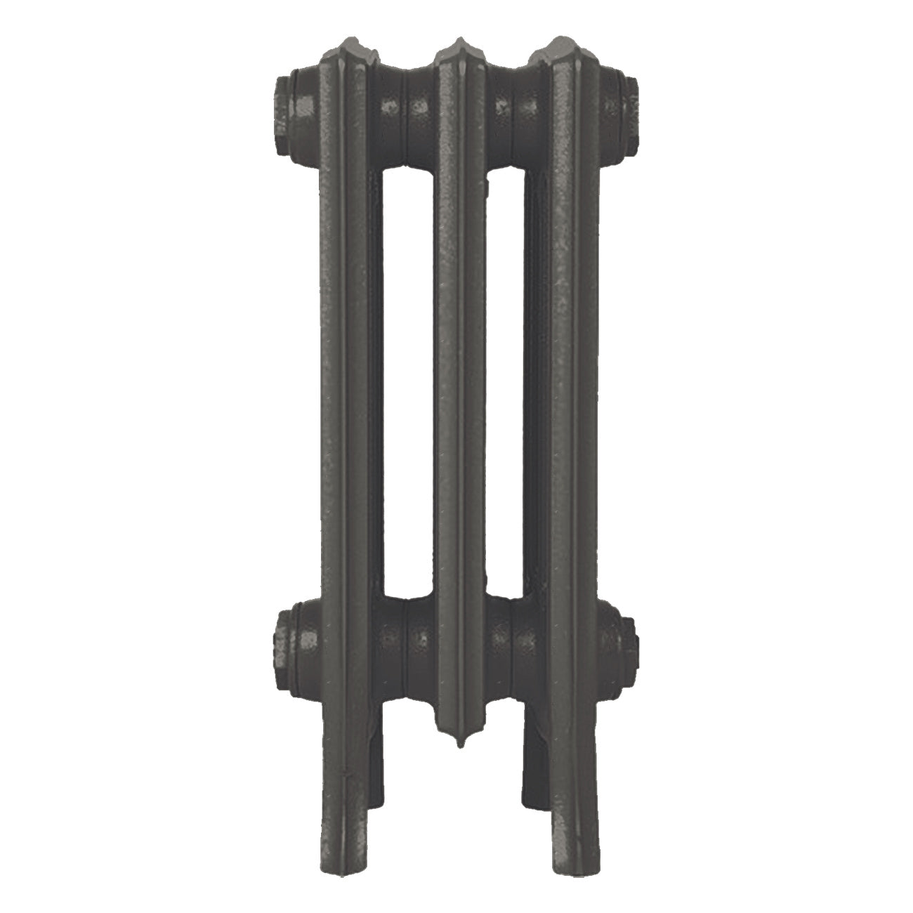 Grace - Grey Bronze Cast Iron Column Radiator H450mm x W212mm 4 Column - Wall Hung