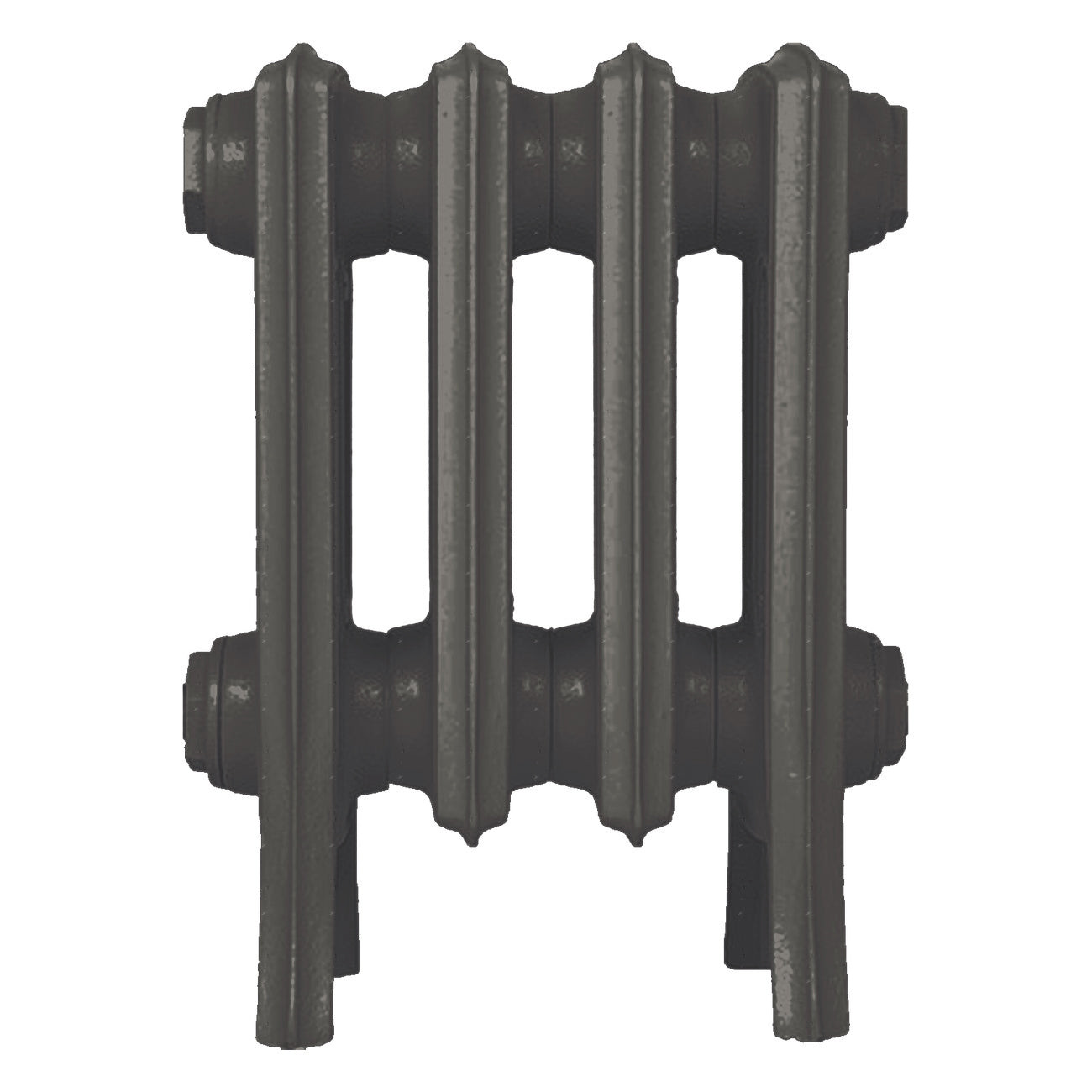 Grace - Grey Bronze Cast Iron Column Radiator H300mm x W272mm 4 Column - Wall Hung