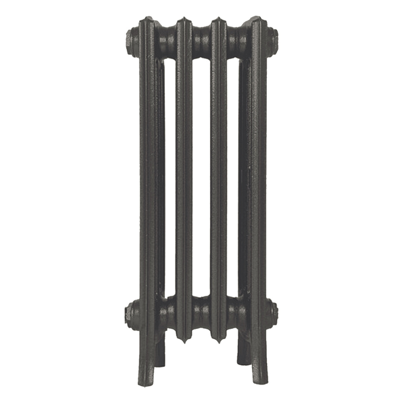 Grace - Grey Bronze Cast Iron Column Radiator H650mm x W272mm 4 Column - Floor Standing