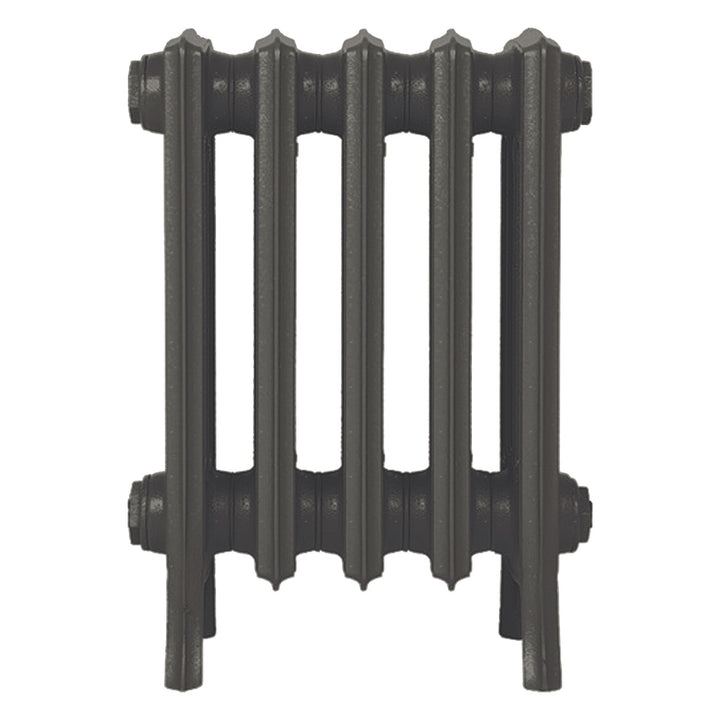 Grace - Grey Bronze Cast Iron Column Radiator H450mm x W333mm 4 Column - Wall Hung