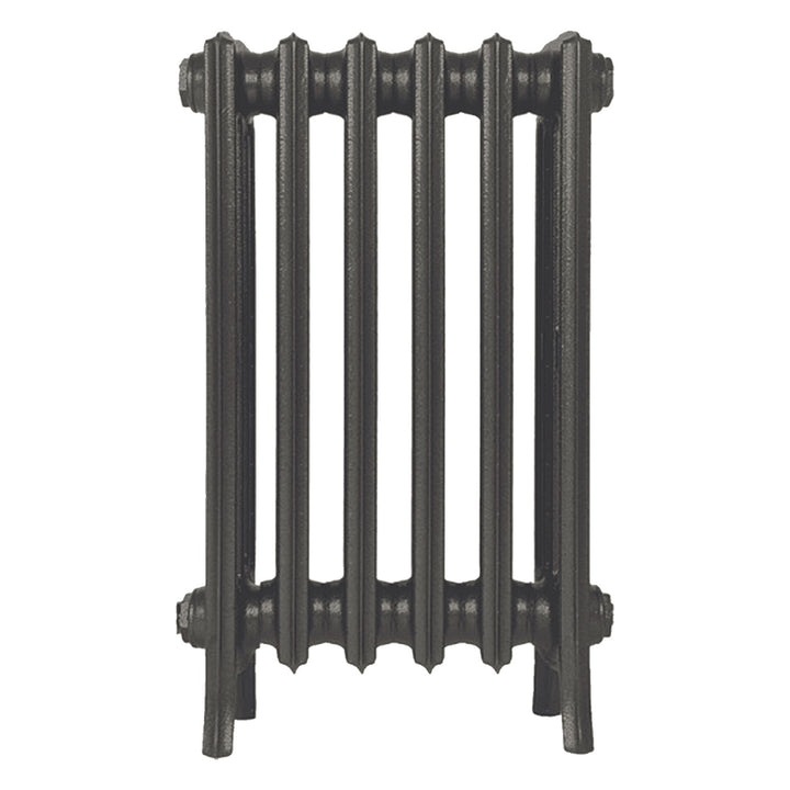 Grace - Grey Bronze Cast Iron Column Radiator H650mm x W393mm 4 Column - Floor Standing