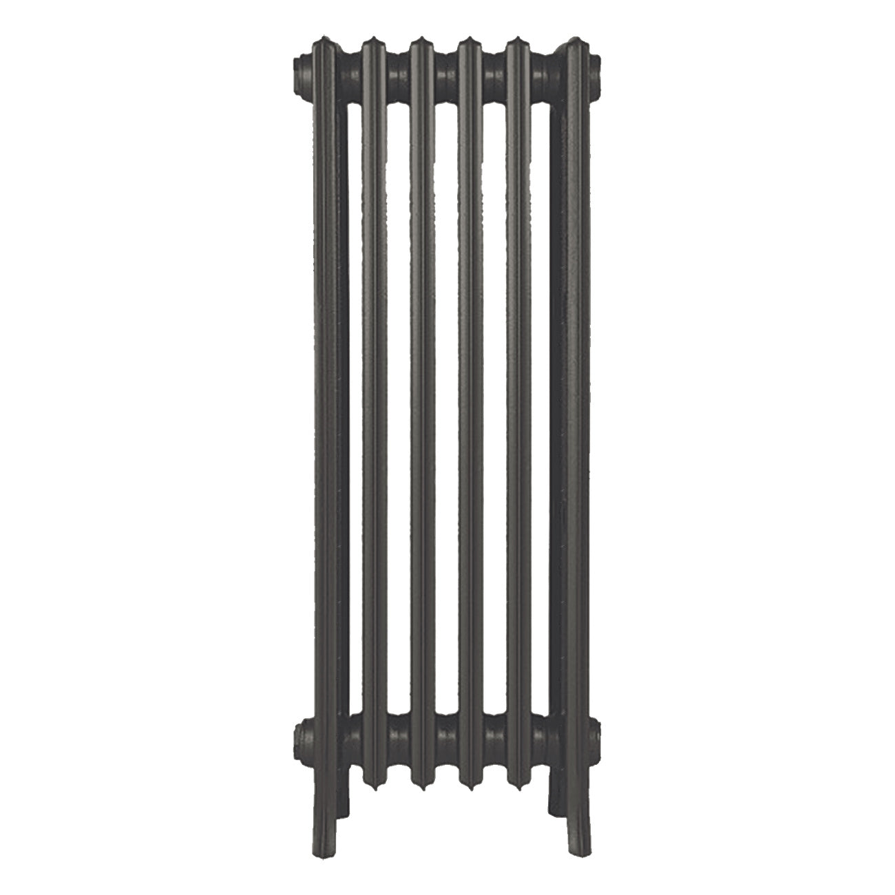 Grace - Grey Bronze Cast Iron Column Radiator H950mm x W393mm 4 Column - Floor Standing